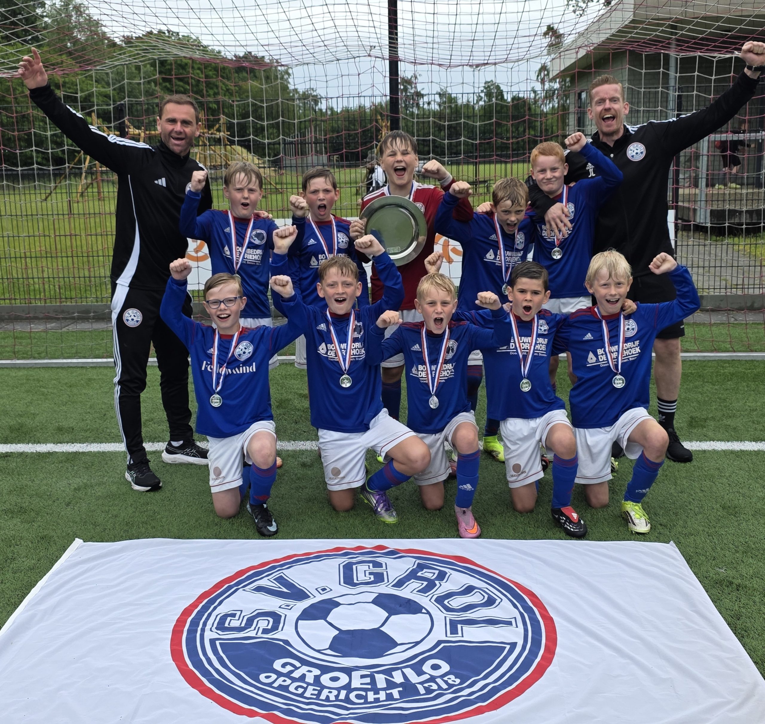 Grol JO11-5 verovert zilver op NK voor JO10-teams