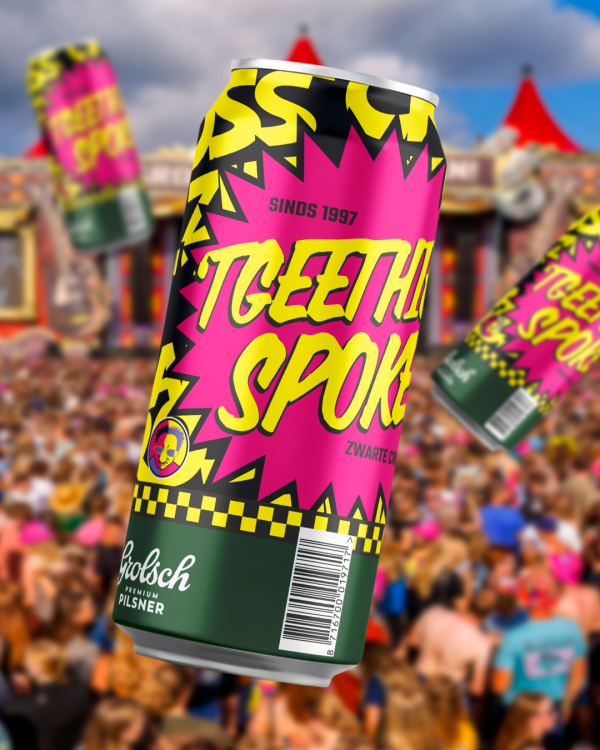 Zwarte Cross en Grolsch komen met speciaal ‘t Geet Hier Spoken!-blik