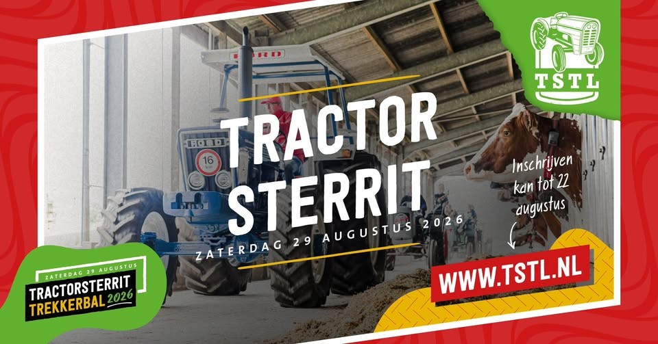 Inschrijving geopend voor laatste Tractor Sterrit in Lievelde