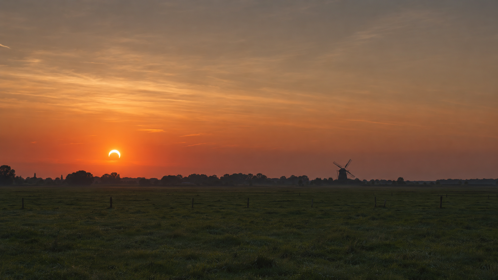 Bijna 90 procent van zon verdwijnt tijdens zonsverduistering