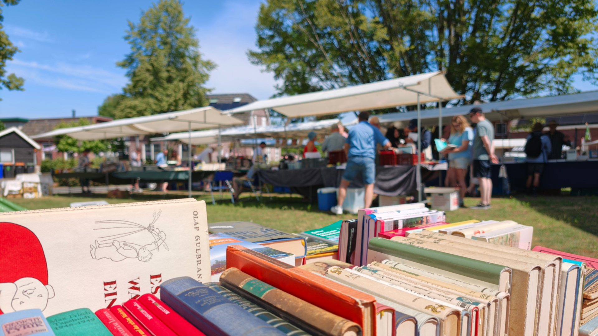 Internationale Augustusboekenmarkt bij Koppelkerk in Bredevoort